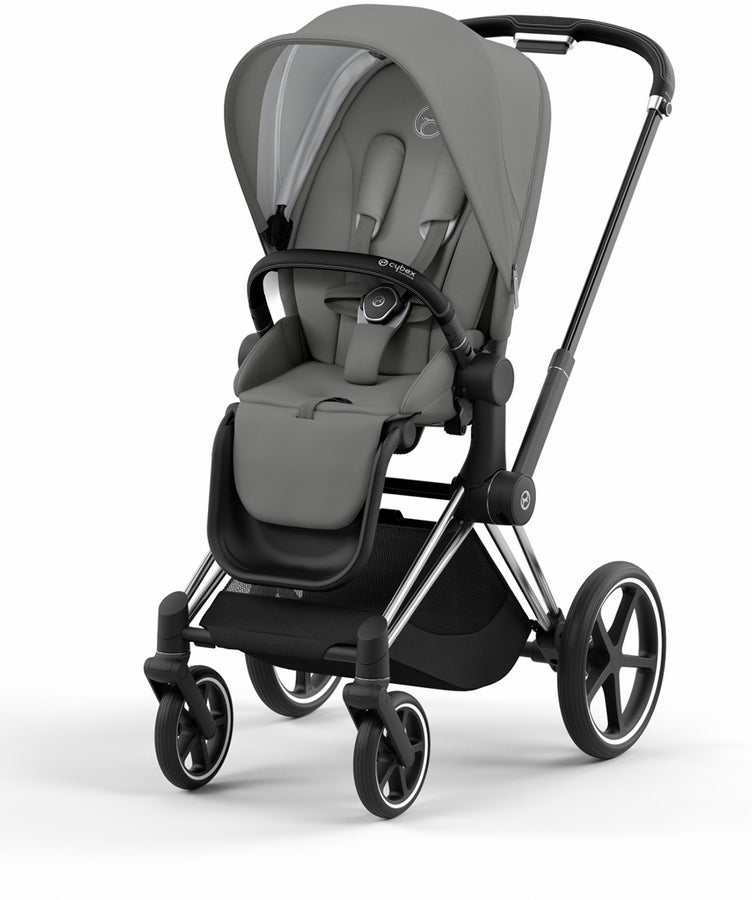 Cybex Priam 4 Stroller One Box Chrome Black Mirage Grey