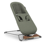 UPPAbaby Mira V2 Mira 3-in-1 Bouncer - Maddie (Green Soft Knit/Grey Frame/Walnut Wood) UPPAbaby