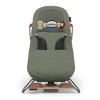 UPPAbaby Mira V2 Mira 3-in-1 Bouncer - Maddie (Green Soft Knit/Grey Frame/Walnut Wood) UPPAbaby