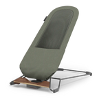 UPPAbaby Mira V2 Mira 3-in-1 Bouncer - Maddie (Green Soft Knit/Grey Frame/Walnut Wood) UPPAbaby