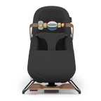 UPPAbaby Mira V2 Mira 3-in-1 Bouncer - Mason (Black Soft Knit/Black Frame/Walnut Wood) UPPAbaby