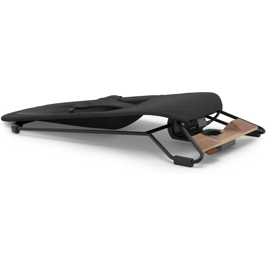 UPPAbaby Mira V2 Mira 3-in-1 Bouncer - Mason (Black Soft Knit/Black Frame/Walnut Wood) UPPAbaby