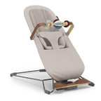 UPPAbaby Mira V2 3-in-1 Bouncer - Townsend (Beige Soft Knit/Grey Frame/Walnut Wood) UPPAbaby