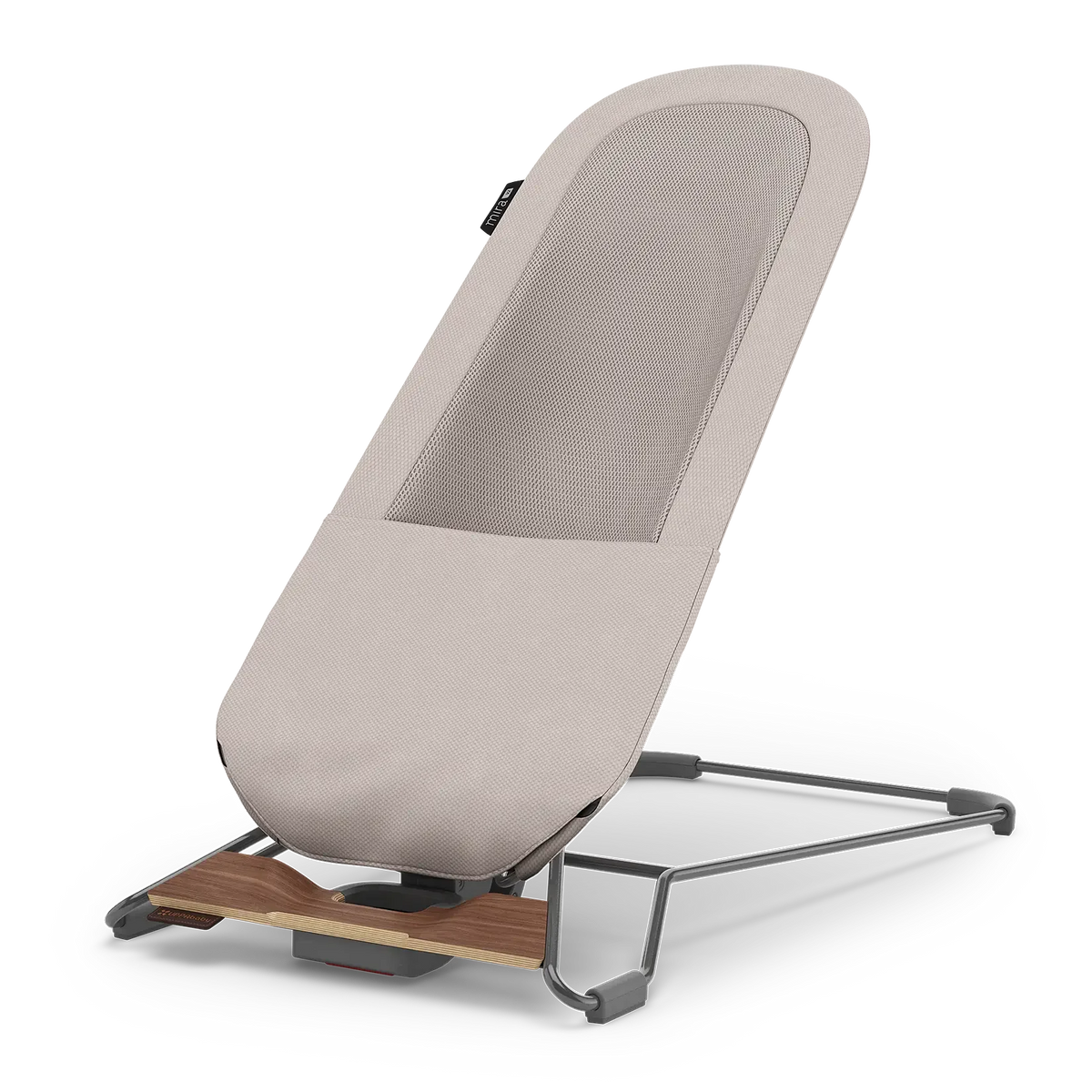 UPPAbaby Mira V2 3-in-1 Bouncer - Townsend (Beige Soft Knit/Grey Frame/Walnut Wood) UPPAbaby