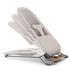 UPPAbaby Mira V2 3-in-1 Bouncer - Townsend (Beige Soft Knit/Grey Frame/Walnut Wood) UPPAbaby