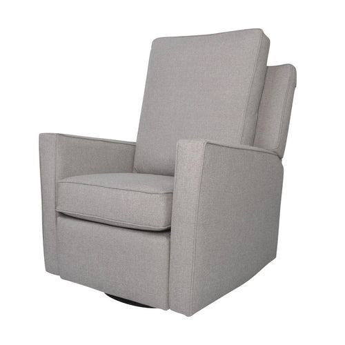 1st Chair Brisa Powered Swivel Glider Recliner - Chalky Boucle 1st Chair Nursery