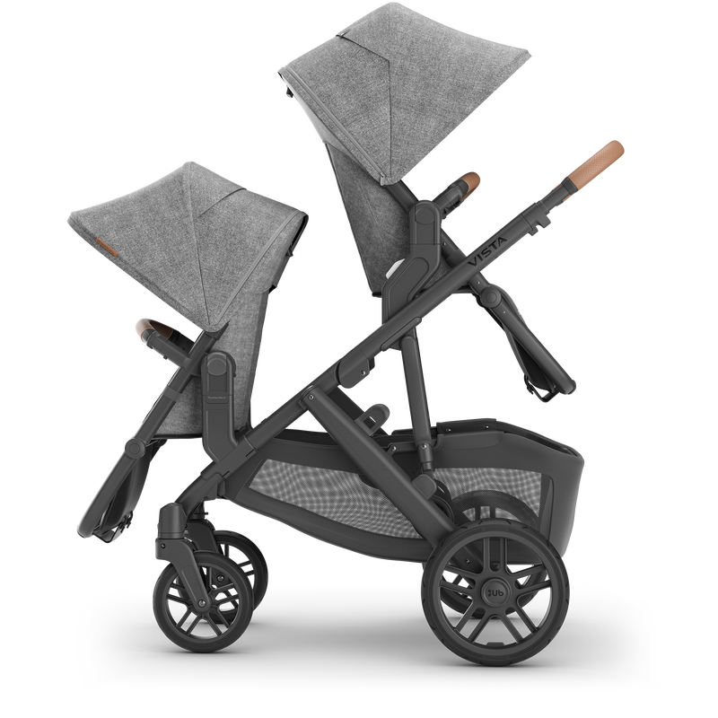 2024 UPPAbaby Vista V2 RumbleSeat V2 Jordan Charcoal Melange Galt Baby