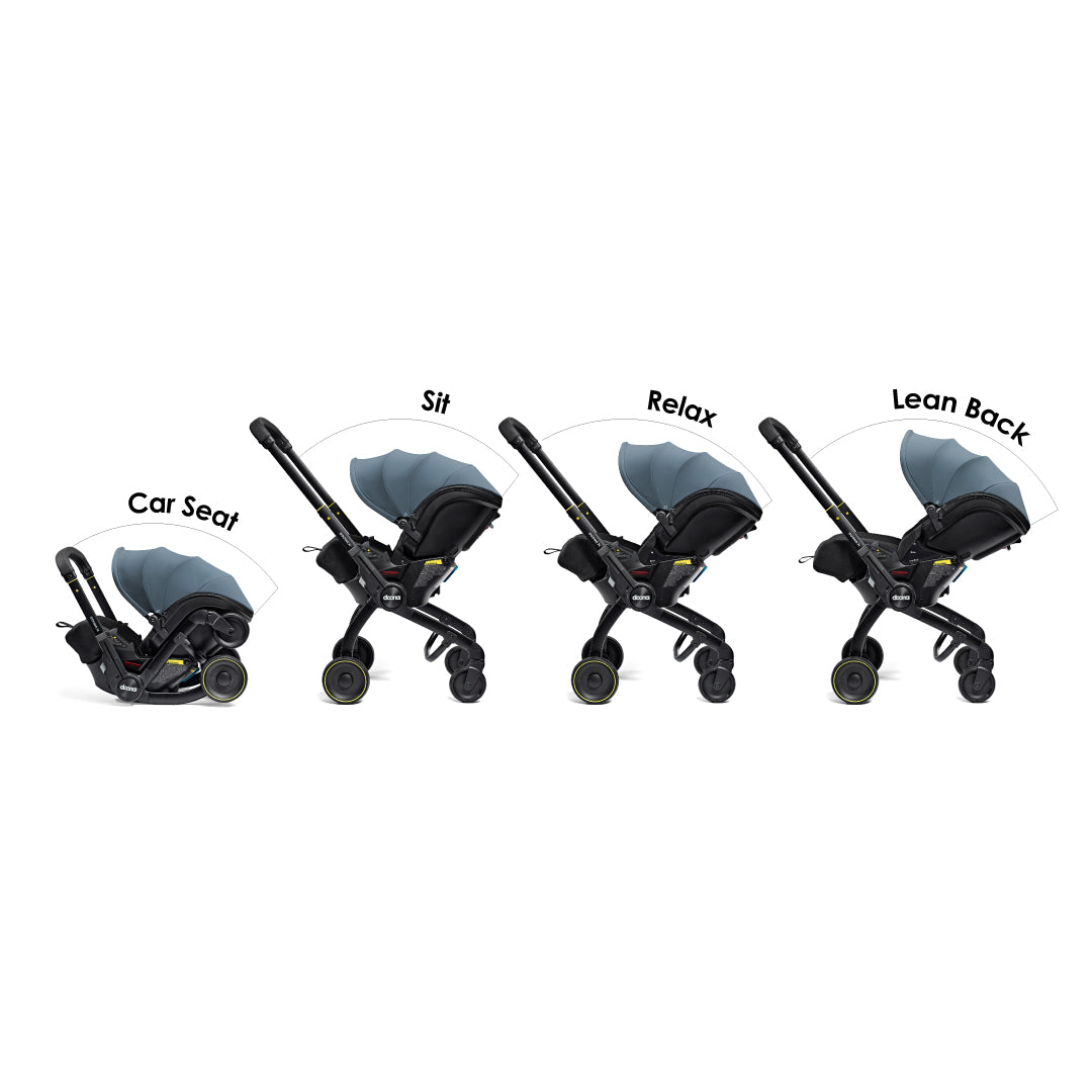 Doona X Car Seat & Stroller - Ocean Blue Doona
