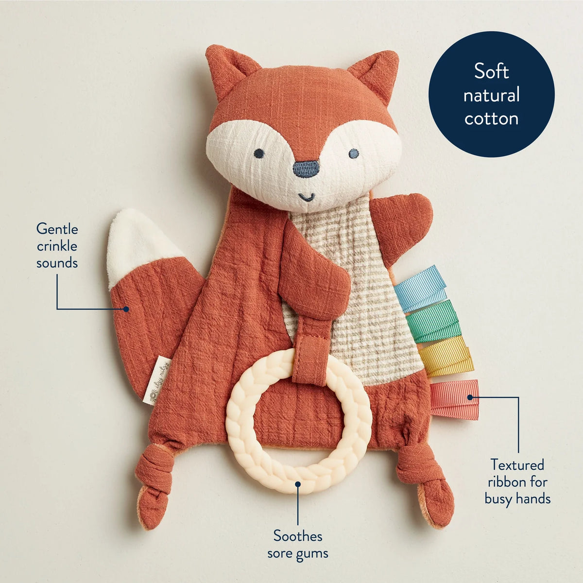 Itzy Ritzy Bitzy Crinkle™ Sensory Crinkle Pal Fox Itzy Ritzy