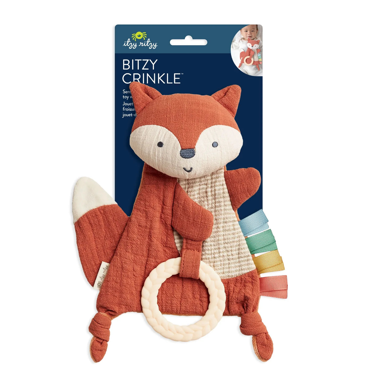 Itzy Ritzy Bitzy Crinkle™ Sensory Crinkle Pal Fox Itzy Ritzy