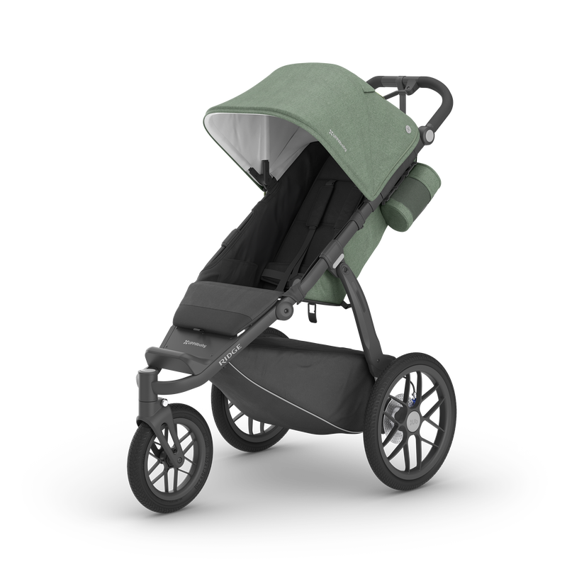UPPAbaby Ridge Jogging Stroller Gwen Green Melange Carbon