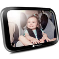 KeaBabies Baby Car Seat Mirror (Large, Sleek Black) Kea Babies