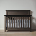 Romina Furniture Karisma Solid Back Convertible Crib - Aqua Gray Romina Furniture