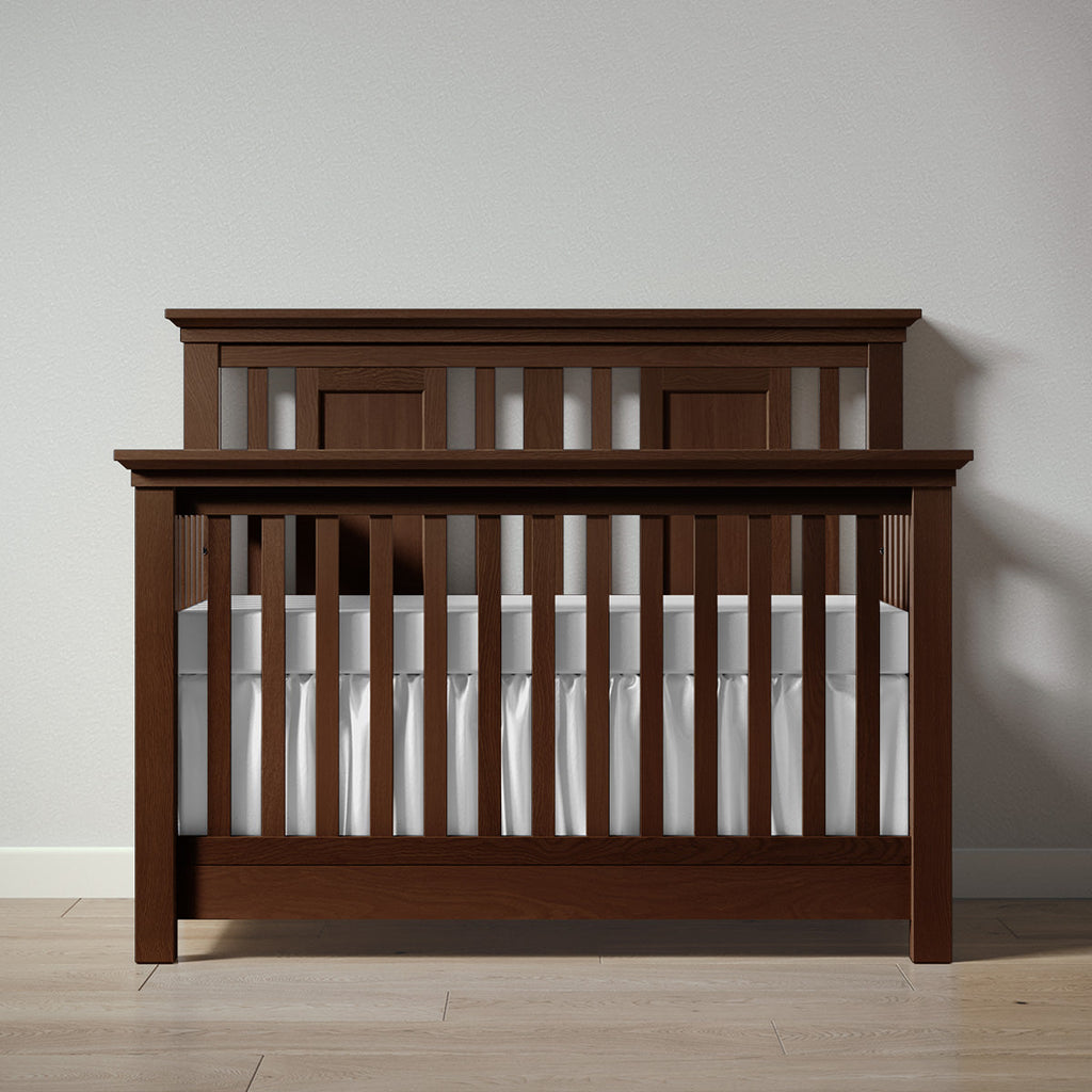 Romina Furniture Karisma Open Back Crib - Nocello Romina Furniture