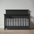 Romina Furniture Karisma Solid Back Convertible Crib - Peppercorn Romina Furniture