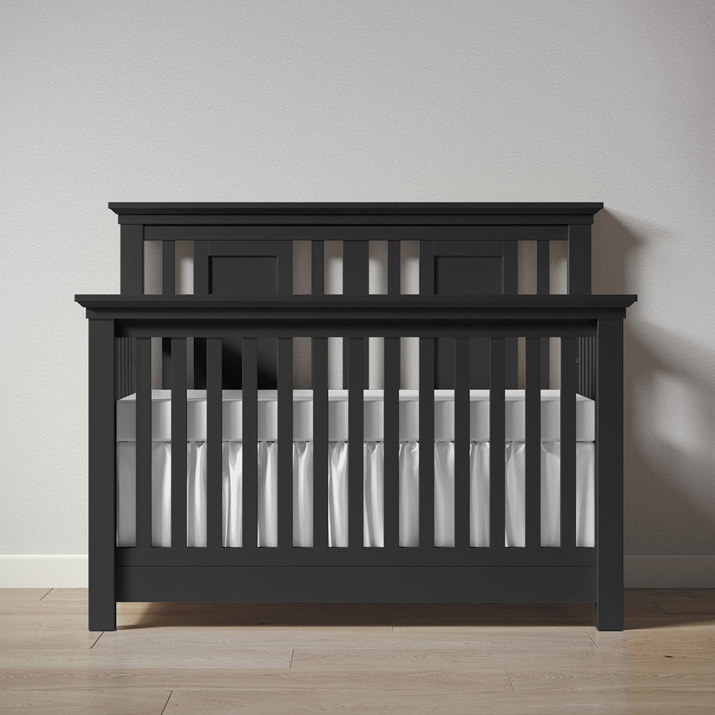 Romina Furniture Karisma Open Back Convertible Crib - Peppercorn Romina Furniture