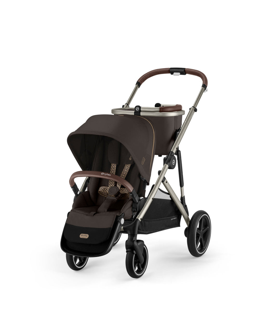 Cybex Gazelle S Stroller - Chocolate Brown (Taupe Frame) Cybex