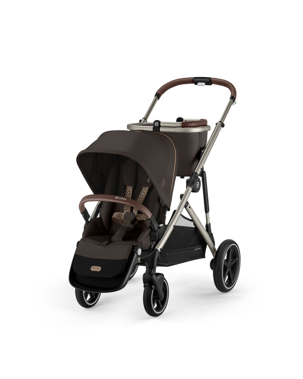 Cybex Gazelle S Stroller - Chocolate Brown (Taupe Frame) Cybex
