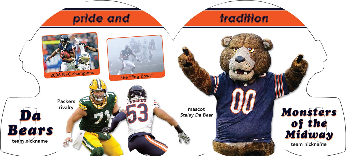 Chicago Bears 101 - Kids Book On Football Traditions Galt Baby