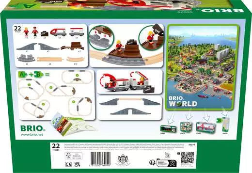 Brio World Starter Travel Train Set Brio