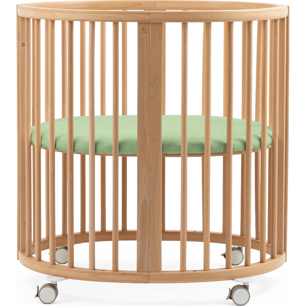 Stokke Sleepi Mini Fitted Sheet V3 - Sage Green Map Stokke