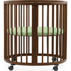 Stokke Sleepi Mini Fitted Sheet V3 - Sage Green Map Stokke