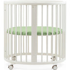 Stokke Sleepi Mini Fitted Sheet V3 - Sage Green Map Stokke