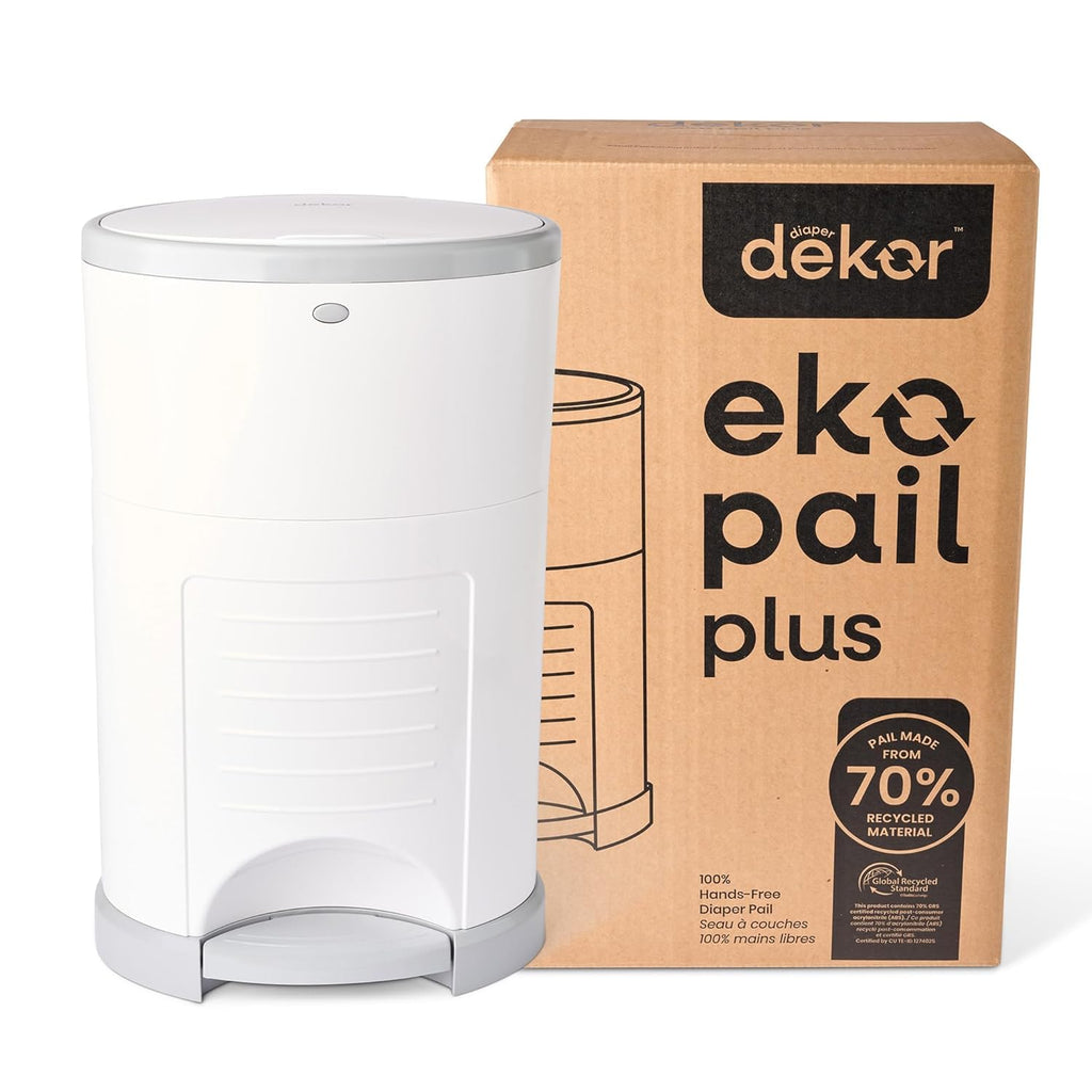 Diaper Dekor Eko Plus Diaper Pail - White Regal Lager