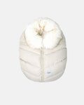 7 AM Car Seat Cocoon - Tundra Heather Biege Faux Fur (0-12M) 7 a.m. Enfant