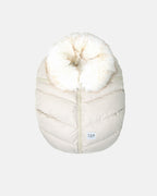 7 AM Car Seat Cocoon - Tundra Heather Biege Faux Fur (0-12M) 7 a.m. Enfant