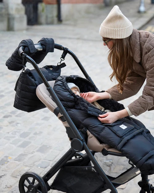 7AM Enfant Warmmuffs - Black Plush (One Size)