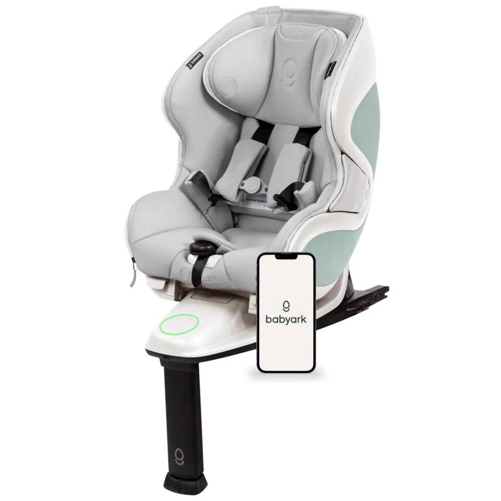 Babyark Convertible Car Seat (Smart) - Eggshell White/Glacier Ice babyark