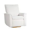 Appleseed Anza Power Self-Rock Glider Recliner - Snow Appleseed
