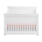 Appleseed Rowan Flat Top Convertible Crib - White Appleseed