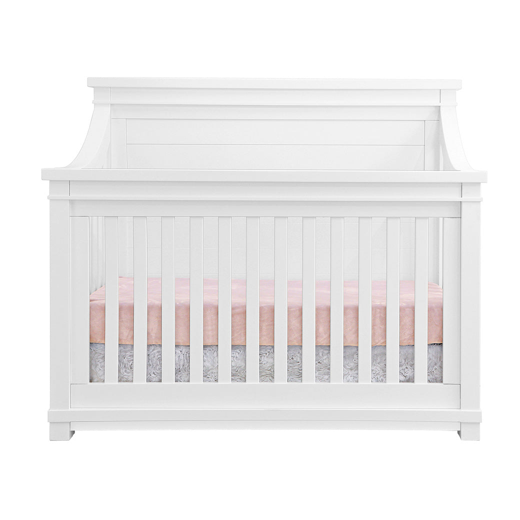 Appleseed Rowan Flat Top Convertible Crib - White Appleseed