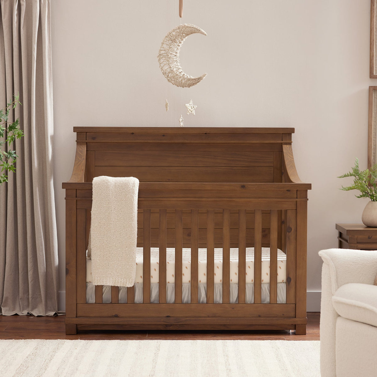 Appleseed Rowan Flat Top Convertible Crib - Sandwash Appleseed