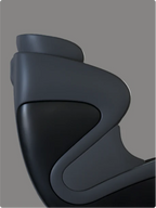 Babyark Convertible Car Seat (Smart) - Charcoal Grey/Glacier Ice babyark