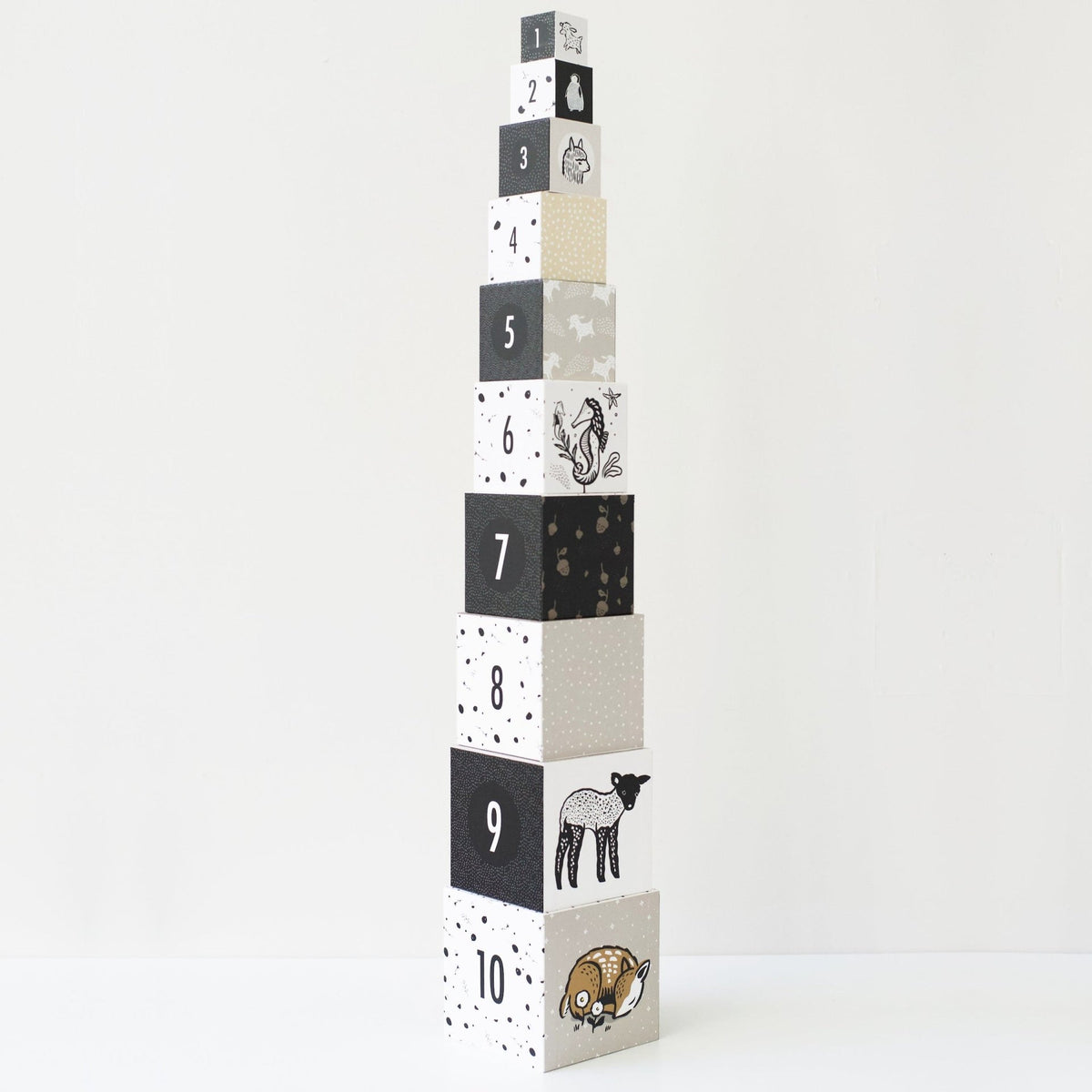 Wee Gallery Nesting Blocks - Baby Animals Wee Gallery