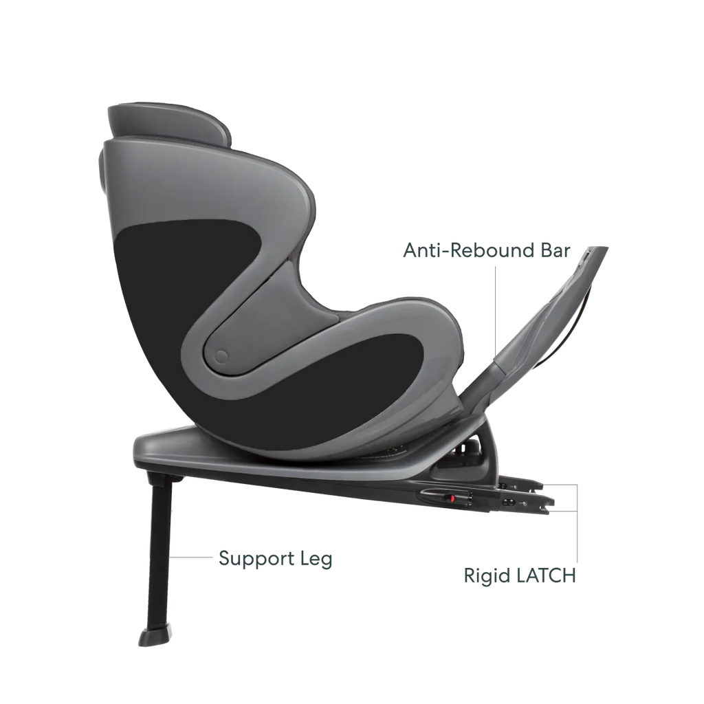 Baby Ark Classic Convertible Car Seat - Charcoal Grey/Midnight Blue babyark