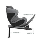 Baby Ark Classic Convertible Car Seat - Charcoal Grey/Midnight Blue babyark