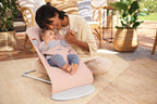 Baby Bjorn Bouncer Bliss - Light Pink, Woven Melange Baby Bjorn