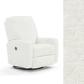 Storytime by Best Chairs Bilana Power Swivel Glider Recliner - Snow (21557) Best Chairs