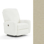 Storytime by Best Chairs Bilana Power Swivel Glider Recliner - Eggshell (28569) Best Chairs