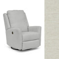 Storytime by Best Chairs Heatherly Swivel Glider Recliner - Snow (28567) Best Chairs