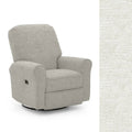 Storytime by Best Chairs Josey Power Swivel Glider Recliner - Snow (Snow 21557) Best Chairs