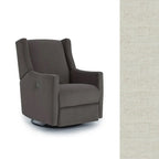 Storytime by Best Chairs Lillian Power Swivel Glider Recliner - Snow (28567) Best Chairs
