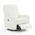 Storytime by Best Chairs Bilana Power Swivel Glider Recliner - Eggshell (28569) Best Chairs