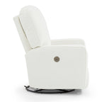 Storytime by Best Chairs Bilana Power Swivel Glider Recliner - Eggshell (28569) Best Chairs