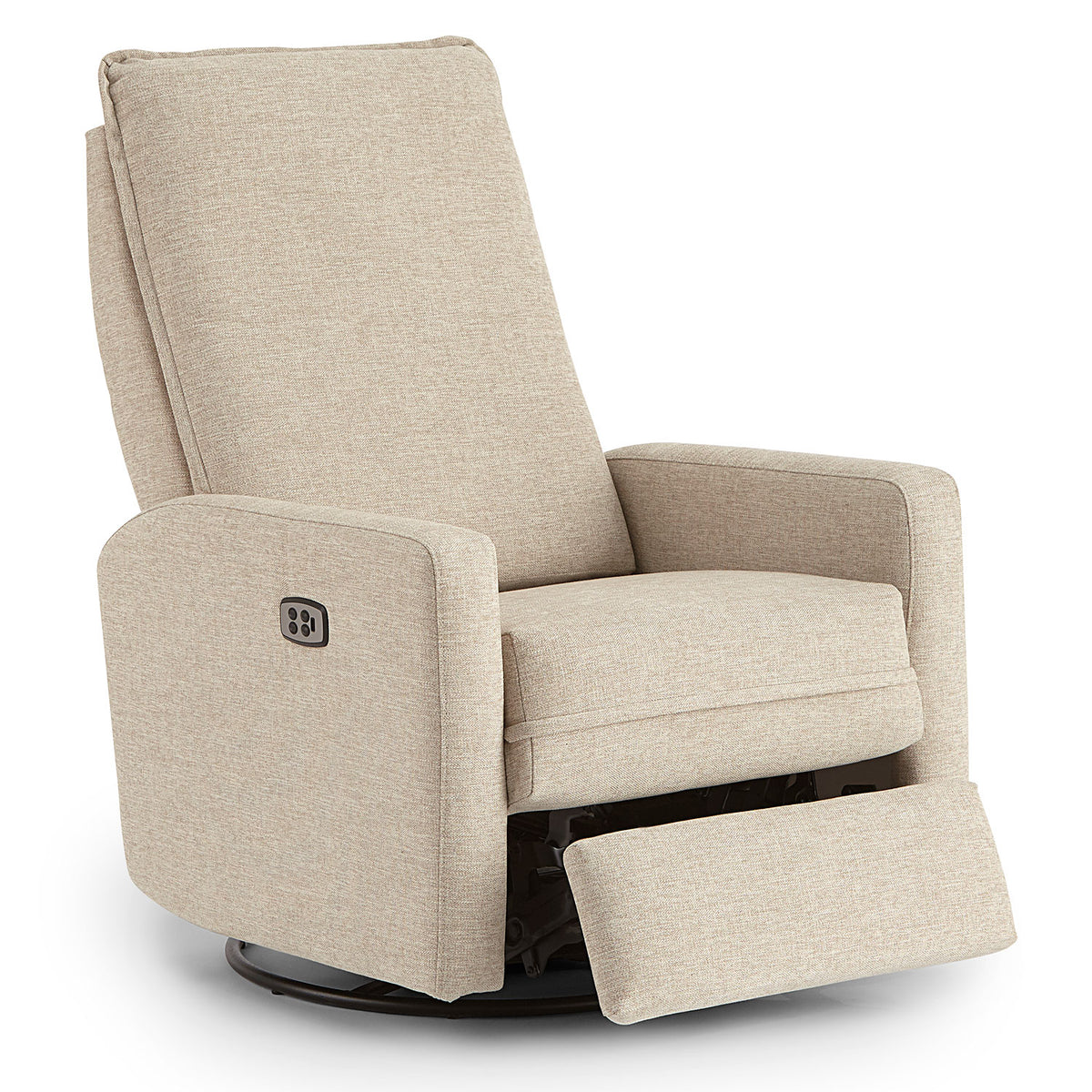 Storytime by Best Chairs Calli Power Swivel Glider Recliner - Snow (28567) Best Chairs