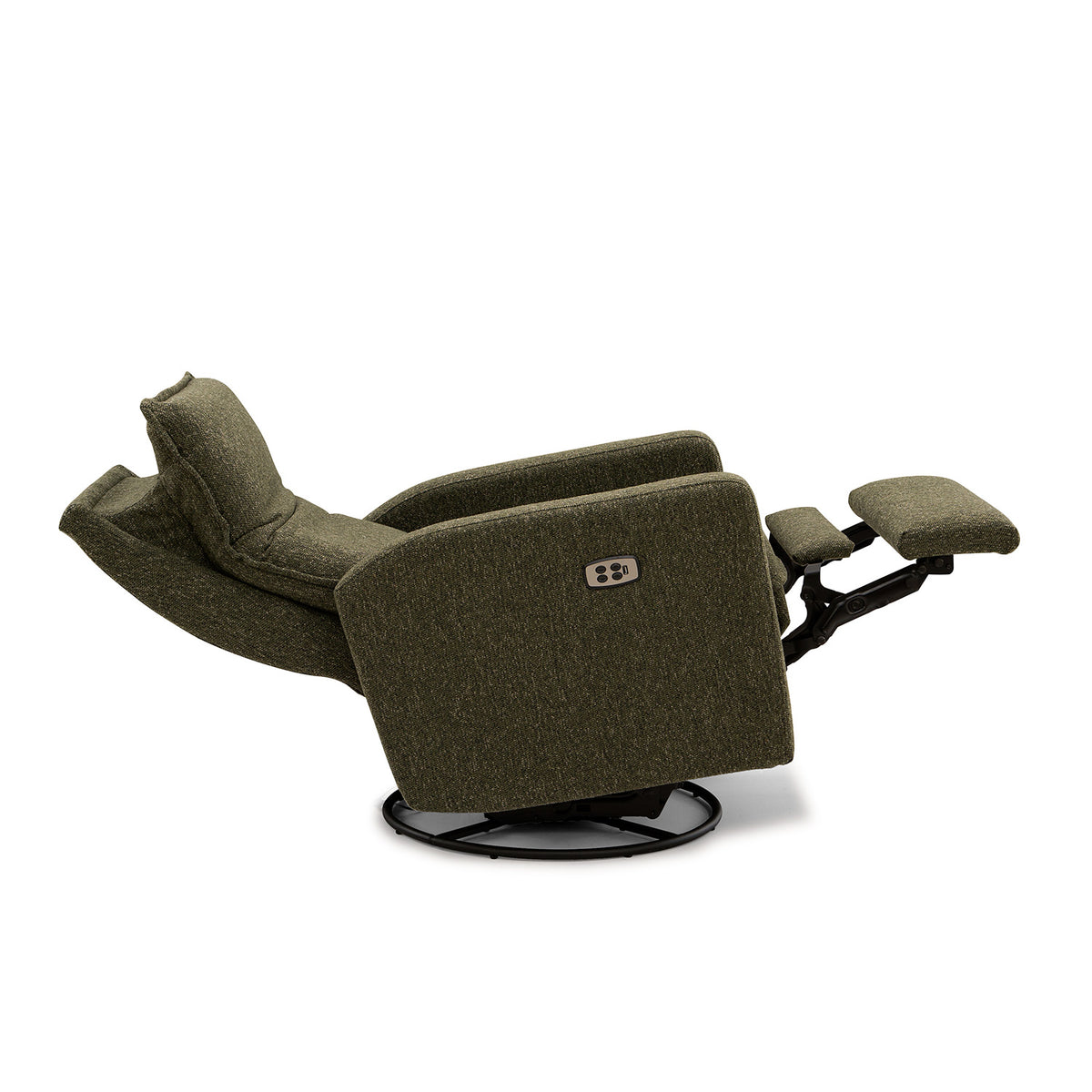 Storytime by Best Chairs Calli Power Swivel Glider Recliner - Snow (28567) Best Chairs